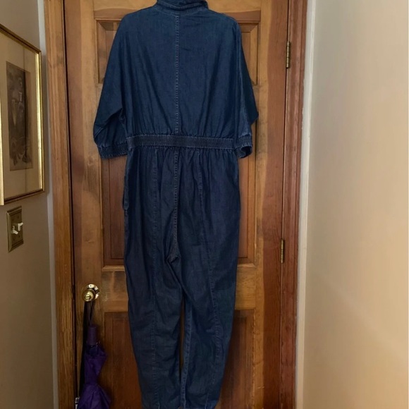 Eva Mendes New York & Company Women’s Denim Jumpsuit Size: 16 - Picture 6 of 11